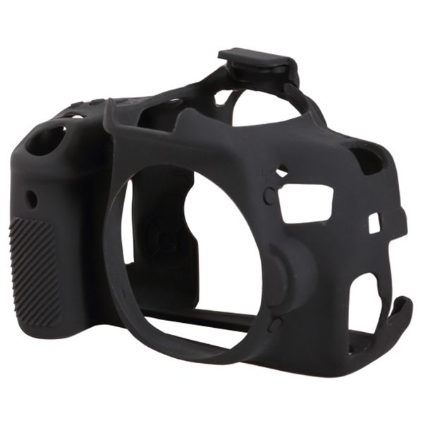 easyCover PRO Silicon Camera Protective Case for Canon 750D Black- ECC750DB