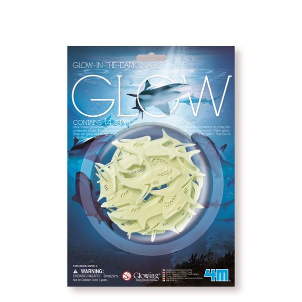 4M Glow-in-the-Dark Sharks