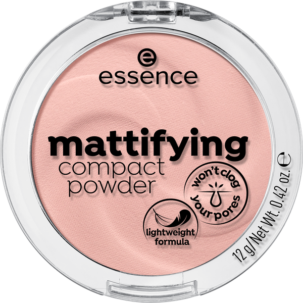 essence Mattifying Compact Powder - 10 Light Beige