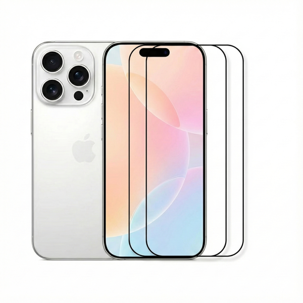 Premium Screen Protector compatible with iPhone 15 Pro Max - [2-Pack]