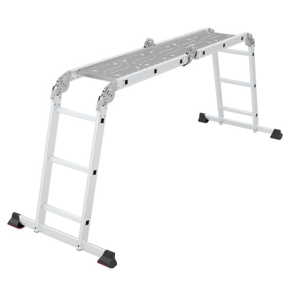 Anchor Multi-Purpose Folding Aluminum Ladder Steel Platform EU/UK Certified