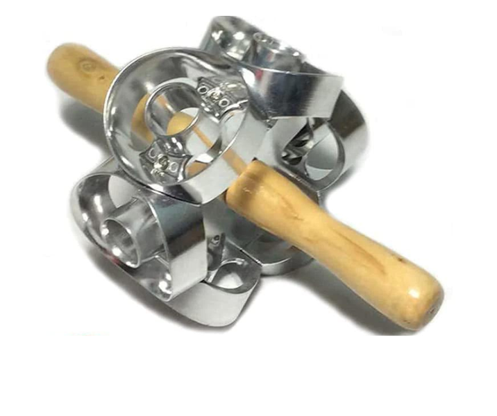 Revolving Donut Cutter Wooden Handle Baking tools
