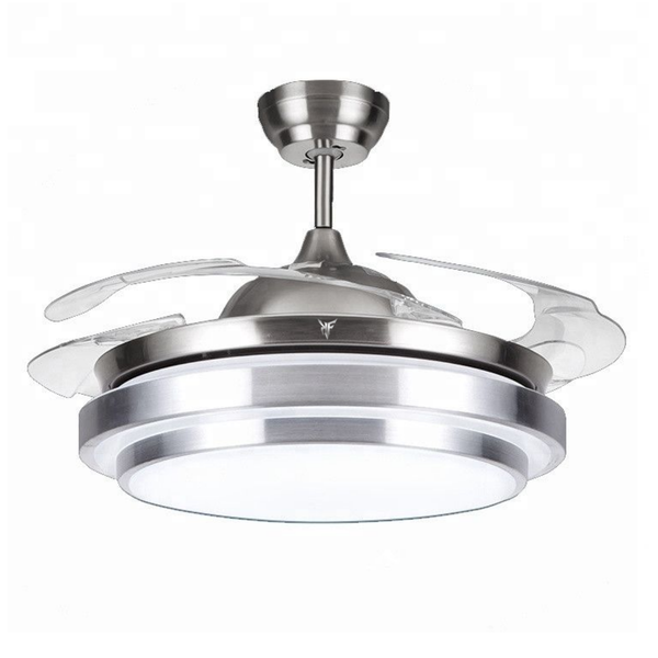 HOME IMPEX Retractable Ceiling Fan With Remote Control