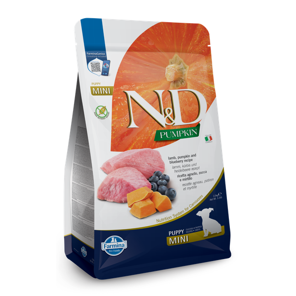 Farmina N&amp;D Lamb, Pumpkin &amp; Blueberry Puppy - Mini 2,5kg
