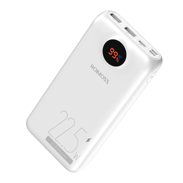 Romoss 30000mah 22.5w PD Power Bank White