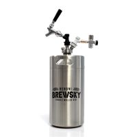 Benoni Brewsky Mini Beer Keg (Double Walled) with Tap - 5L | Buy Online ...