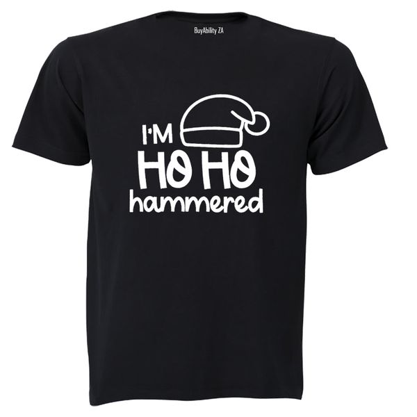Ho Ho Hammered - Christmas Hat - Adults - T-Shirt