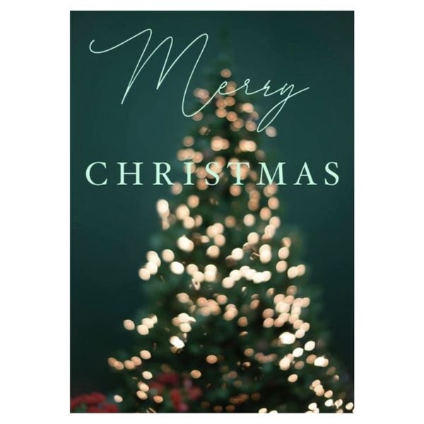 Merry Christmas Christmas Tree - A1 Poster