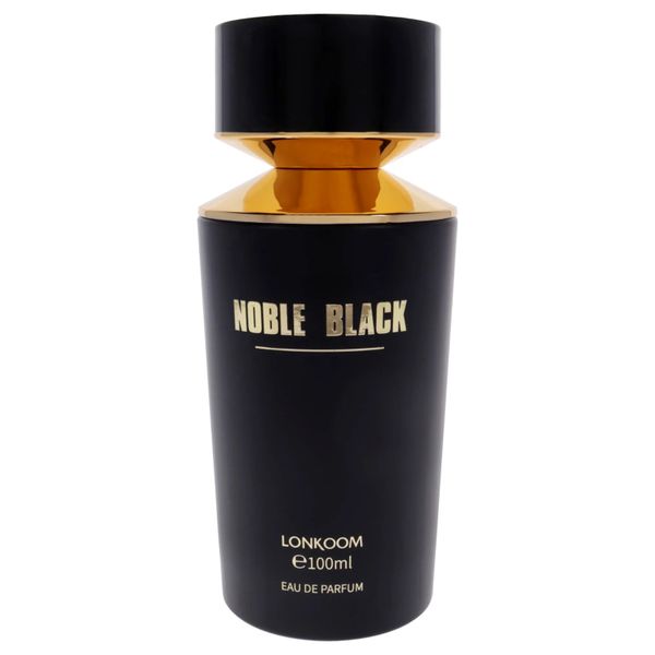 LONKOOM Perfume for Men Floral Woody Scent Noble Black Eau De Parfum 100ml