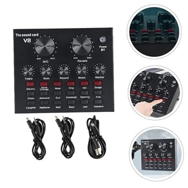 External Soundcard Mixer Audio Set
