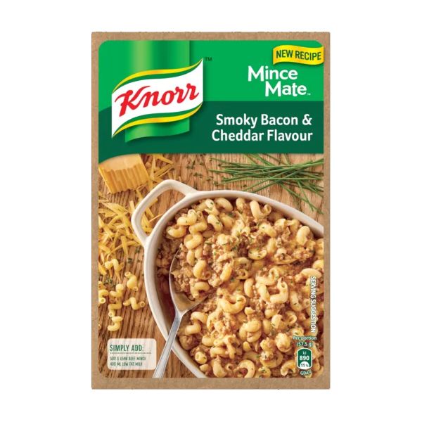 Knorr Smokey Bacon &amp; Cheddar Flavoured Mince Mate - 230g