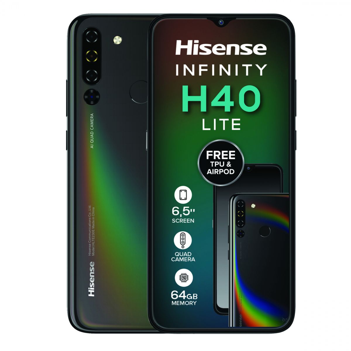 Hisense Infinity H40 Lite 64GB Single Sim Black Shop Today