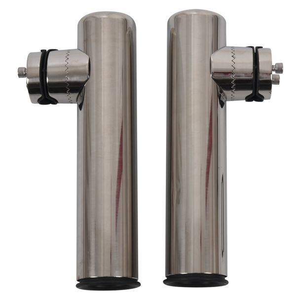 2 Stainless Steel Rod Holder 7/8 Inch To 1 Inch Rail 19Mm-26Mm