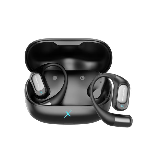 VolkanoX O300 Open-Ear Wireless Earbuds (Air Conduction) - Black