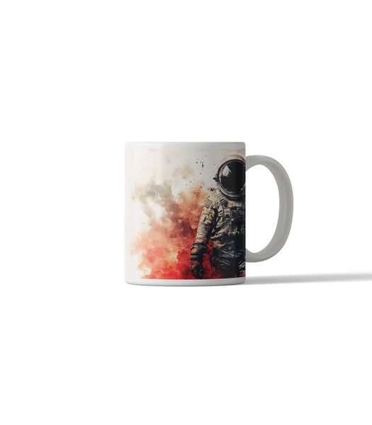 Retro Astronaut DSG 15 Printed Coffee Mug
