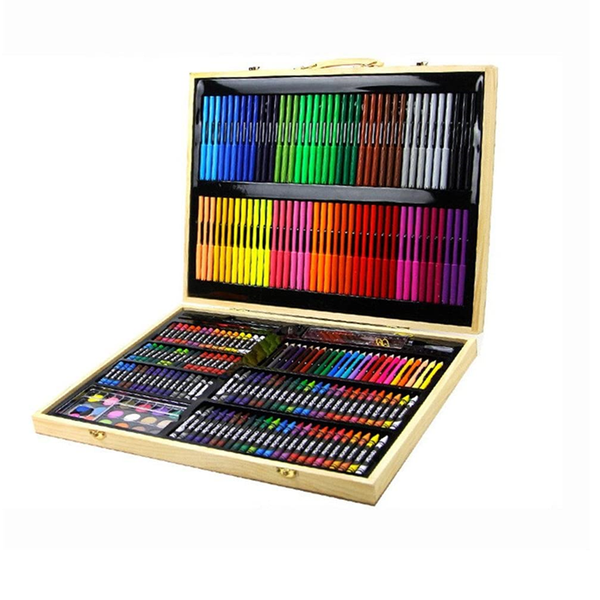 251 Pieces Wooden Box Art Set