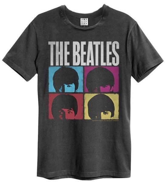 Beatles Hard Days Night Amplified Vintage Charcoal X Large T Shirt