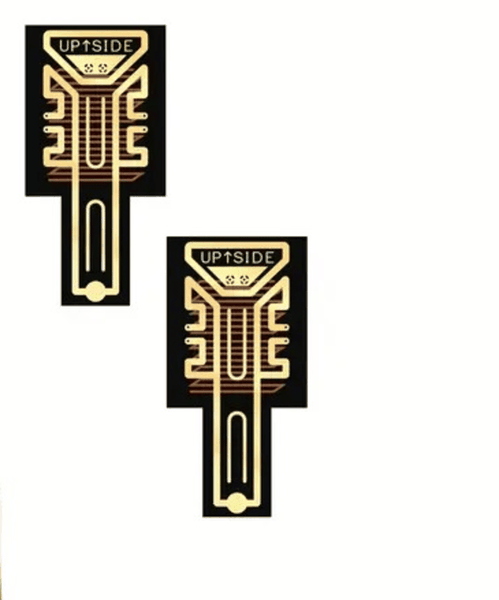 2 Pcs Copper Portable Phone Signal Booster Amplifier Stickers