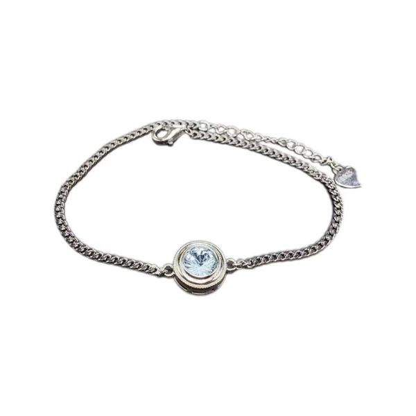 Cool Silver Natural Gemstone Blue Versatile Bracelet