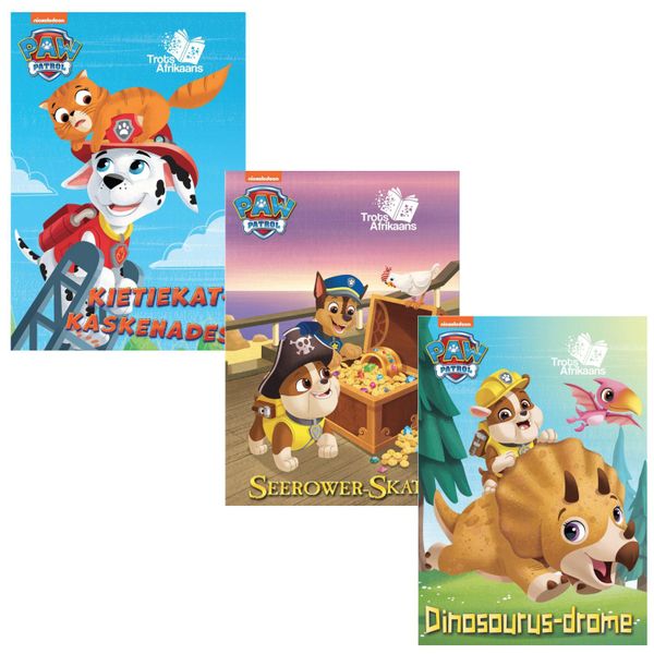 PAW Patrol Trots Afrikaans Boekstel - Stel van 3