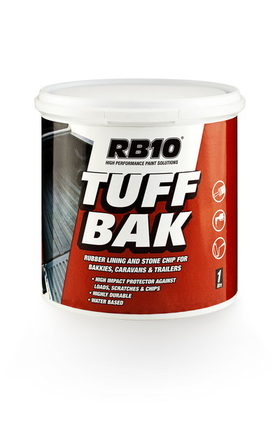 Promac Paints - Tuff Bak Interior &amp; Exterior Paint 1L - Black