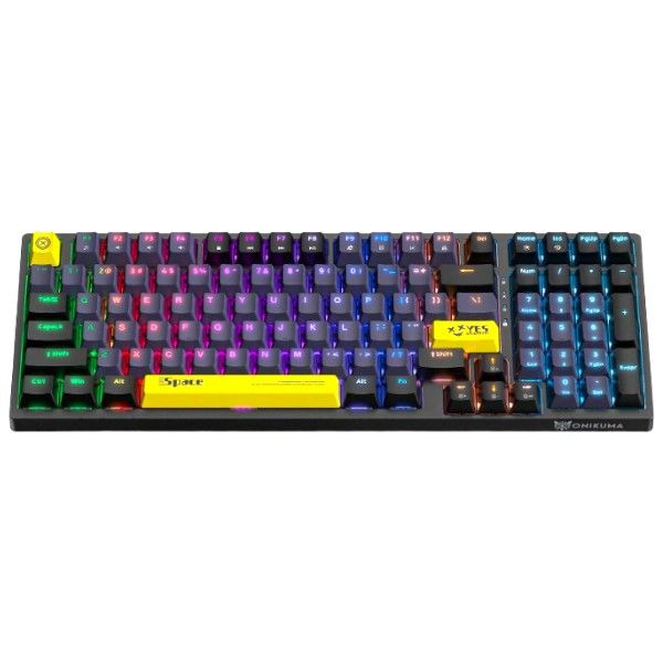 ONIKUMA - G38 - Wired Mechanical Keyboard with RGB Backlighting - White