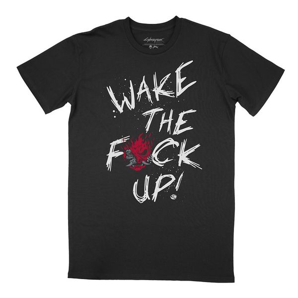 Cyberpunk 2077 - Wake Up Men's Black T-Shirt