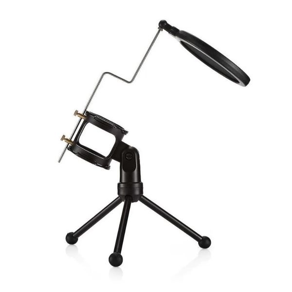 Microphone Pop Filter Desktop Stand PS-3