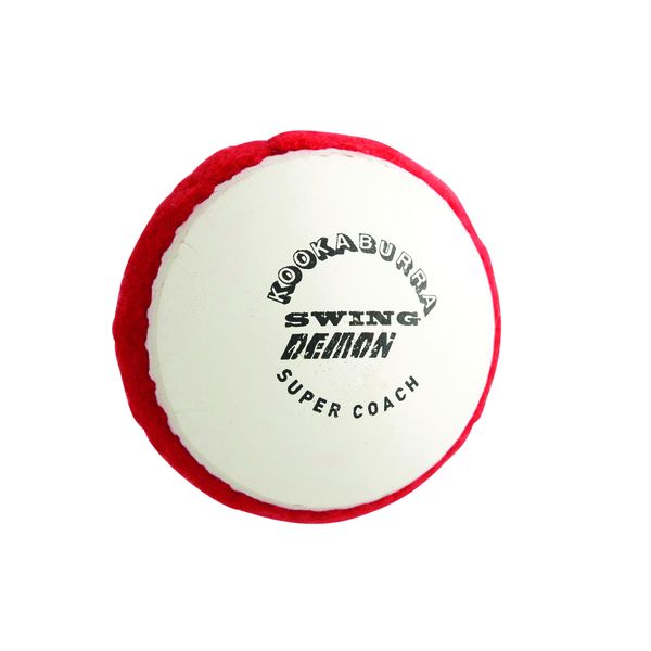 Swing Deamon Cricket Ball - Red/White