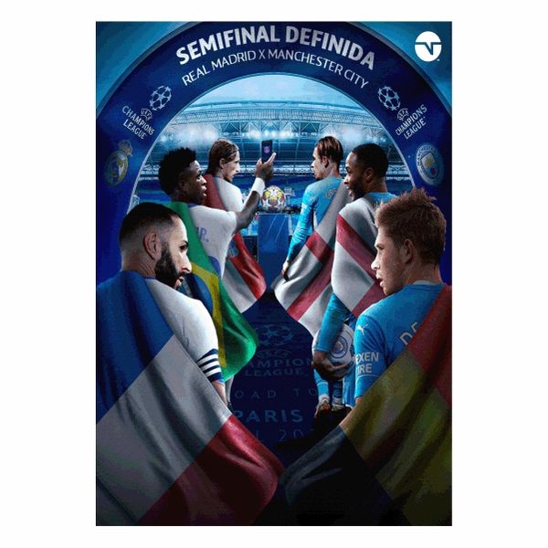 Champions League Real Madrid v Man City - A1 Poster