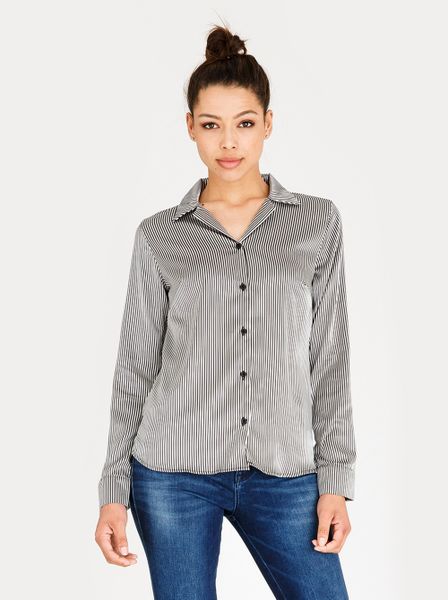 Button Down Shirt - Black &amp; White