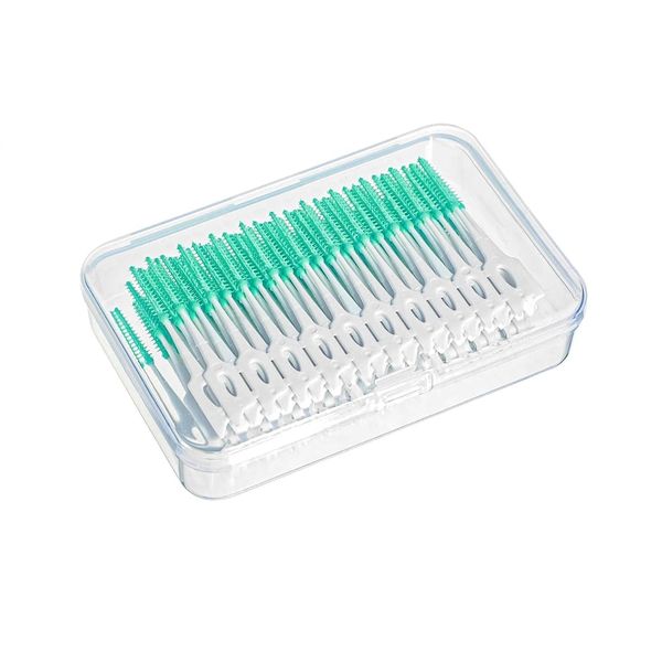 200 Pieces Dental Floss, Mint Flavour, Disposable Oral Care Floss