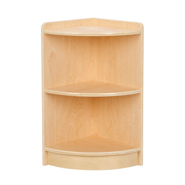 TookyToy -Wooden Corner Shelf and Toy Storage for Kids Room:Plywood 60x30cm