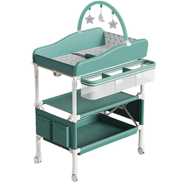 Multifunctional Diaper Changing Table,Baby Care Table,Foldable Baby Bed