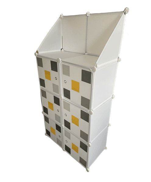 DIY Magic 6 Cube Wardrobe Large Capacity Creative Storage Cabinet