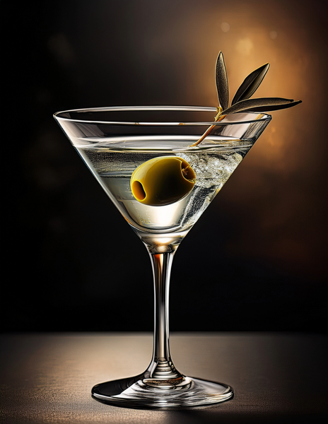 Canvas Wall Art Home Decor - Martini glass