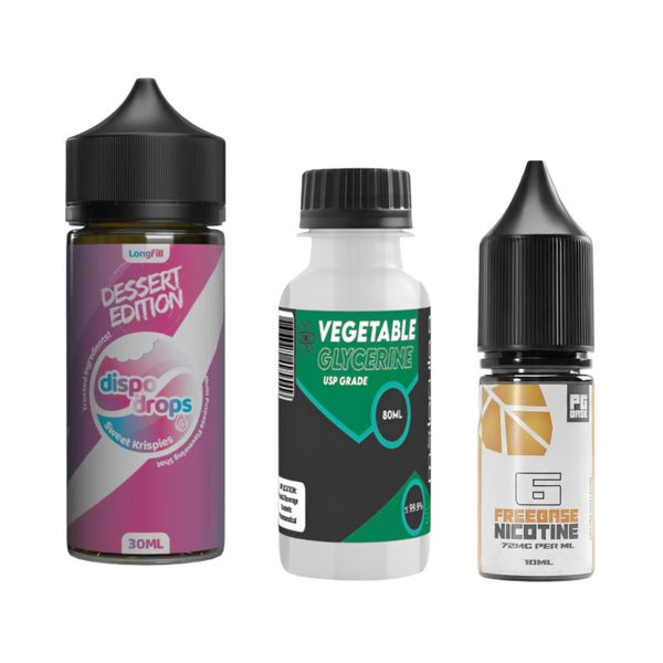 Dispo Drops Longfill Combo 120ml - Sweet Krispies - 6mg
