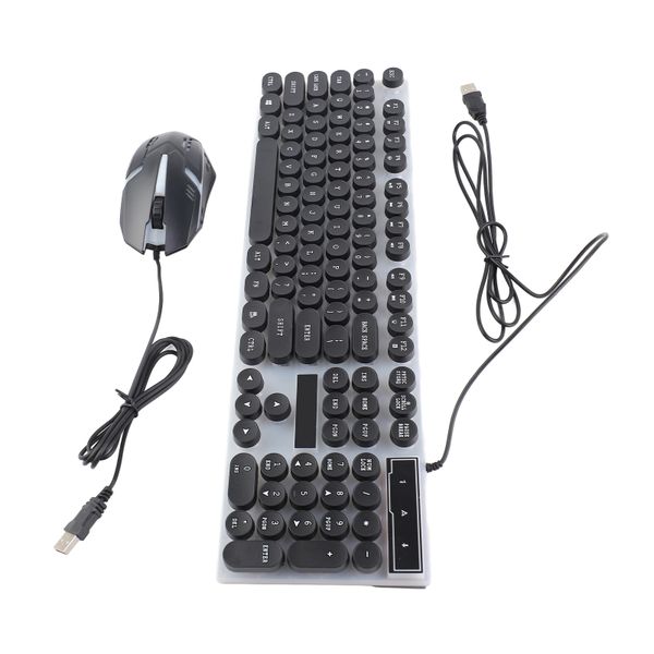Punk Keyboard Mouse Combo