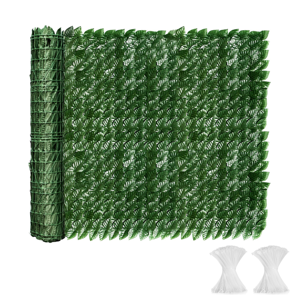 1x3m Artificial Ivy Plant Privacy Screen UV Resistant Garden Balcony Wall