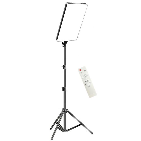 Photography Lighting Kit with Tripod Remote LED Video Light 2500-7500K