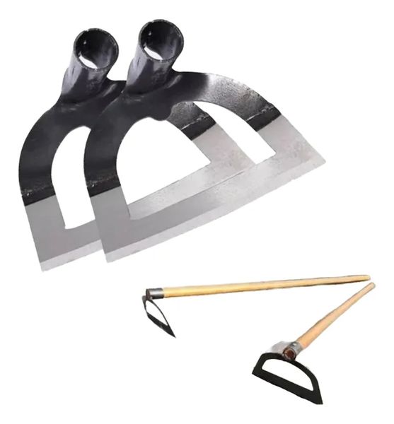 2-Piece Weeding Hoe, For Weeding Grass and Pruning Black Pl
