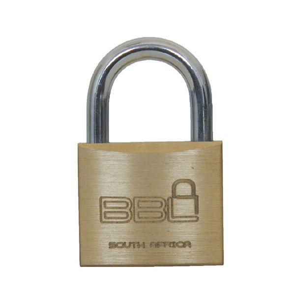 BBL Brass Padlock 30mm KA