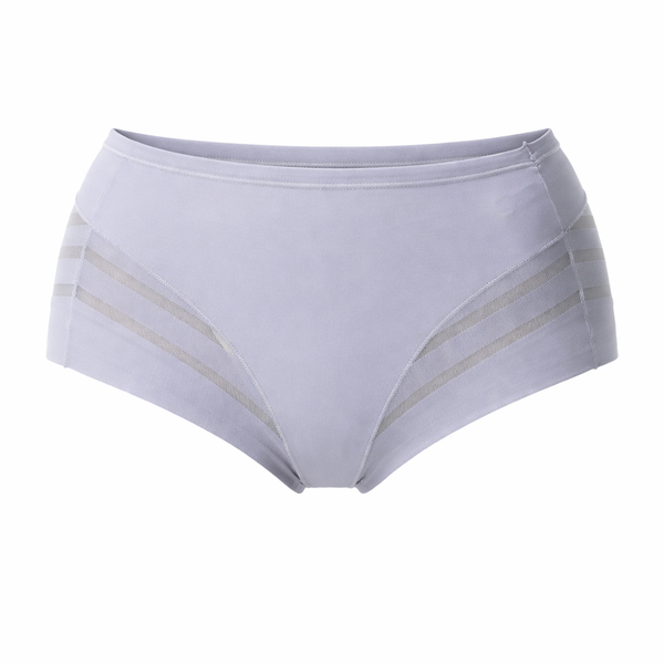 High-Waist Silk Women's Underwear - White