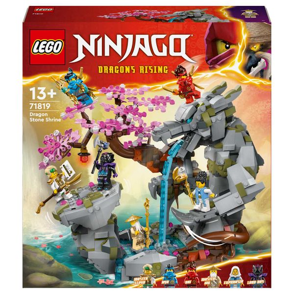 LEGO® NINJAGO® Dragon Stone Shrine Toy Set 71819 Building Toy Set (1,212 Pieces)