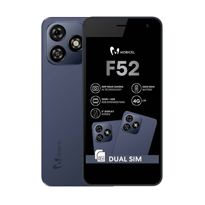 Mobicel F52 4G Dual Sim 32GB - Grey