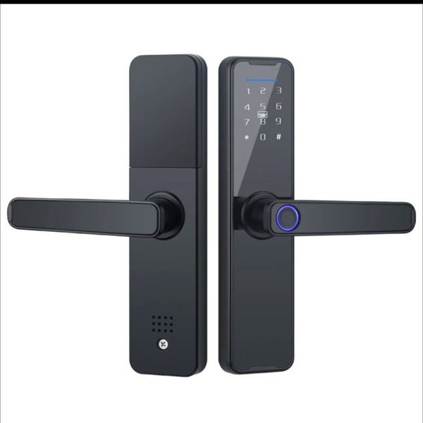 Fingerprint. Password, Key &amp; Card Reader Door Lock(Biometric Lock Security)