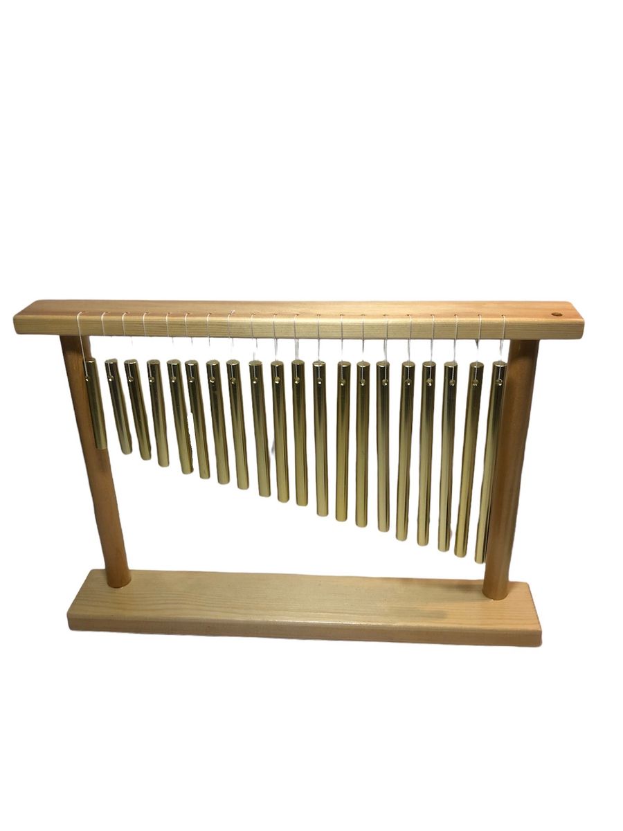 20-NOTE Bar Chime, Single-row, Table Top Wind Chime