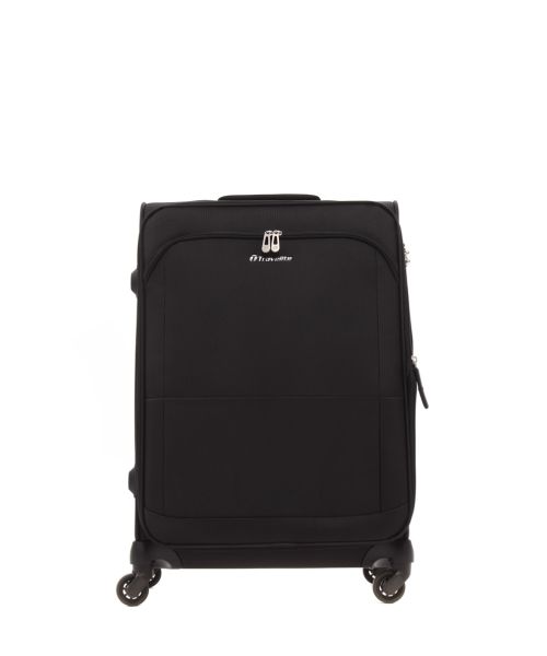 Travelite Flash 54cm Carry on Trolley Case - Navy