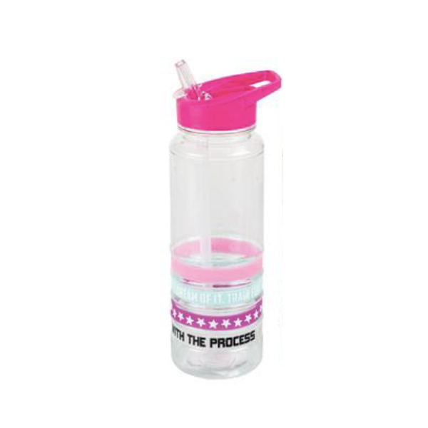 SD Homeware - Rubber Band Slogan Water Bottle - 650ml