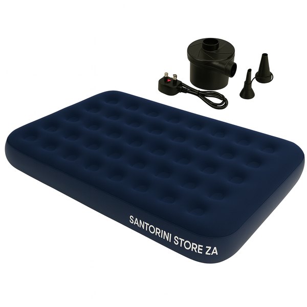 Stretch Inflatable Airbed Combo with Electric Pump for Camping Trips